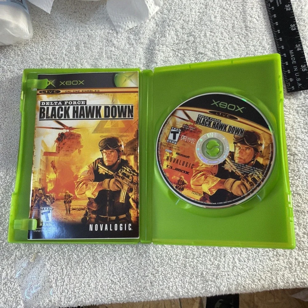 Delta Force: Black Hawk Down (Microsoft Xbox, 2005) Complete w/ Manual - Tested